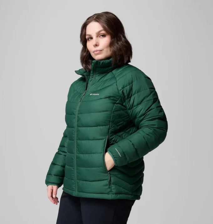 Chaqueta con cremallera completa Powder Lite™ II para mujer – Tallas grandes Chaqueta con cremallera completa Powder Lite™ II para mujer – Tallas grandes