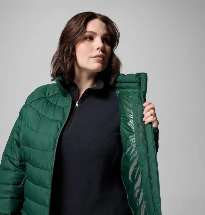 Chaqueta con cremallera completa Powder Lite™ II para mujer – Tallas grandes Chaqueta con cremallera completa Powder Lite™ II para mujer – Tallas grandes