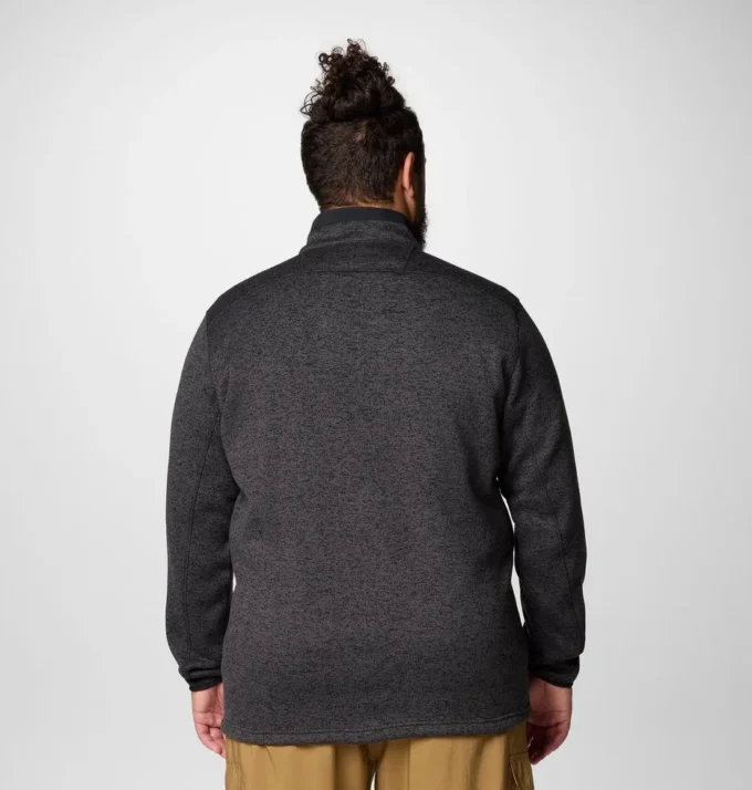 Chaqueta con cremallera completa Sweater Weather™ para hombre – Talla grande Chaqueta con cremallera completa Sweater Weather™ para hombre – Talla grande