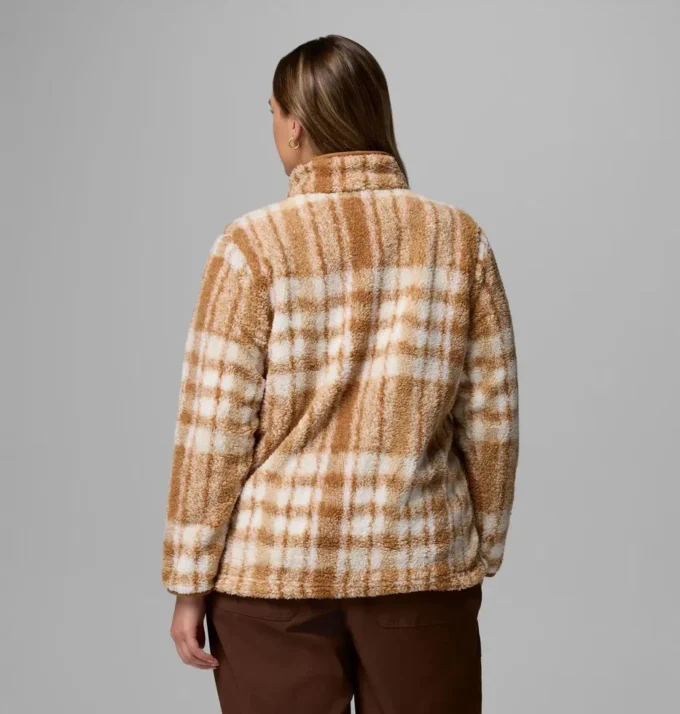 Chaqueta con cremallera completa y estampado West Bend™ para mujer – Tallas grandes Chaqueta con cremallera completa y estampado West Bend™ para mujer – Tallas grandes