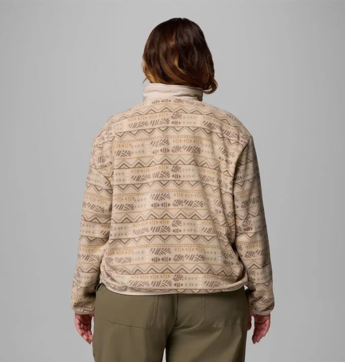Chaqueta con medio cremallera y estampado Sequoia Grove™ para mujer – Talla grande Chaqueta con medio cremallera y estampado Sequoia Grove™ para mujer – Talla grande