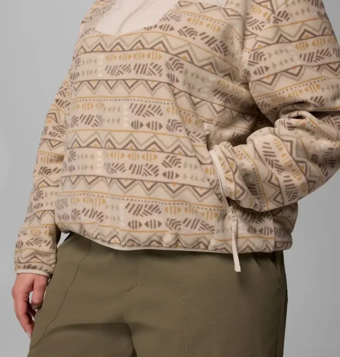 Chaqueta con medio cremallera y estampado Sequoia Grove™ para mujer – Talla grande Chaqueta con medio cremallera y estampado Sequoia Grove™ para mujer – Talla grande