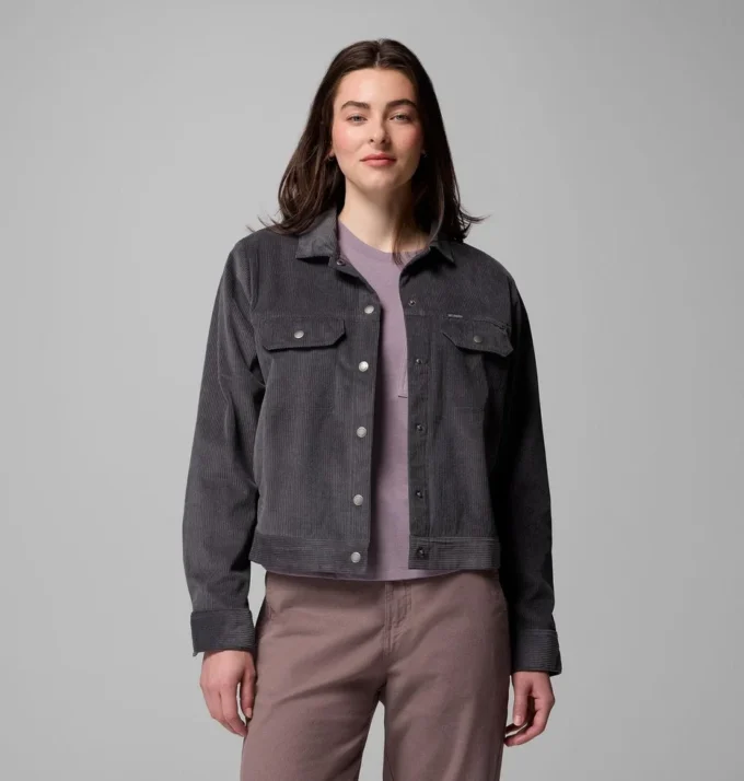 Chaqueta corta de pana azul Point Creek™ para mujer Chaqueta corta de pana azul Point Creek™ para mujer