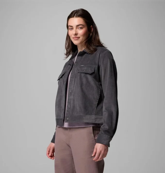 Chaqueta corta de pana azul Point Creek™ para mujer Chaqueta corta de pana azul Point Creek™ para mujer