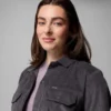Chaqueta corta de pana azul Point Creek™ para mujer Chaqueta corta de pana azul Point Creek™ para mujer