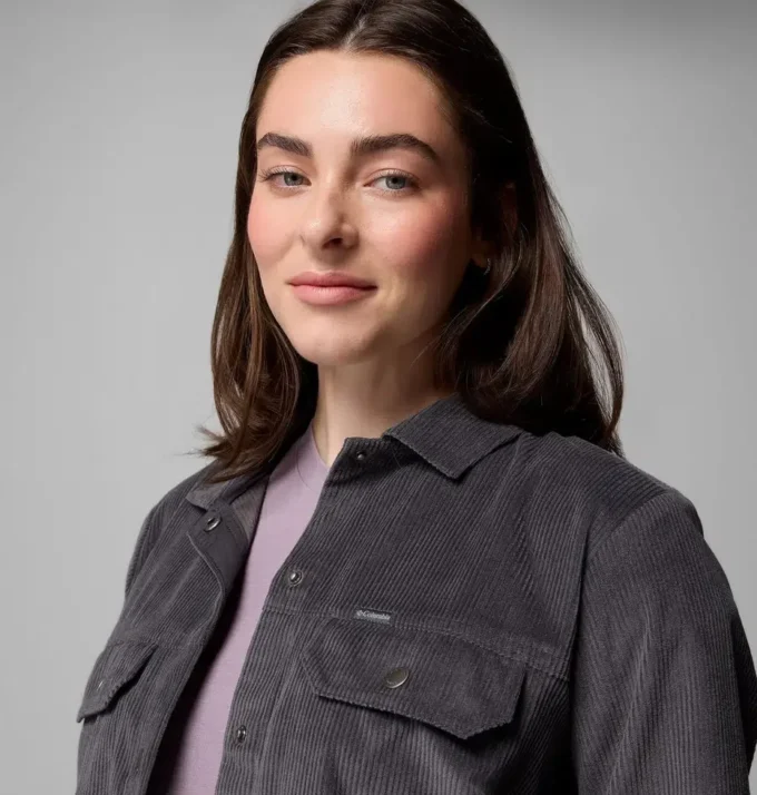 Chaqueta corta de pana azul Point Creek™ para mujer Chaqueta corta de pana azul Point Creek™ para mujer