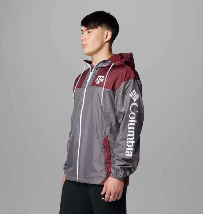 Chaqueta cortavientos Collegiate Flash Challenger™ II para hombre – Texas A&M
