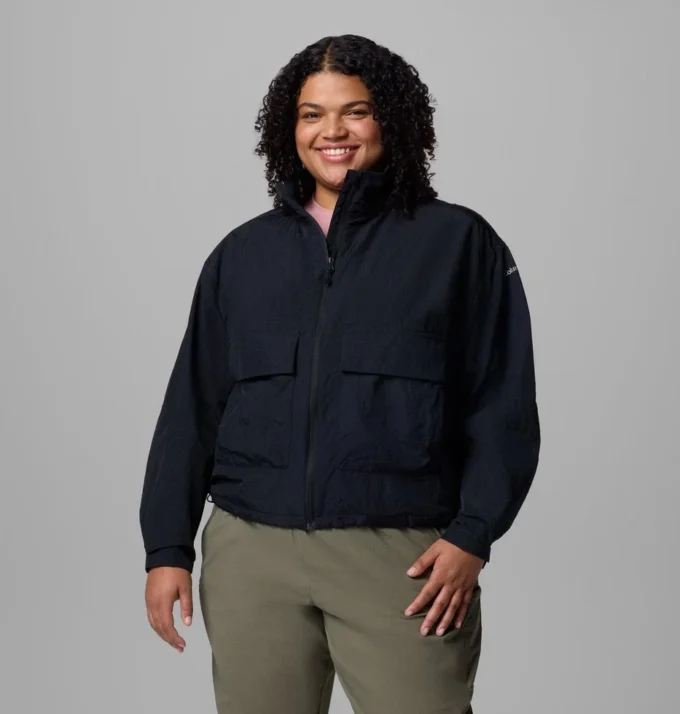 Chaqueta cortavientos corta Paracutie™ para mujer – Tallas grandes Chaqueta cortavientos corta Paracutie™ para mujer – Tallas grandes