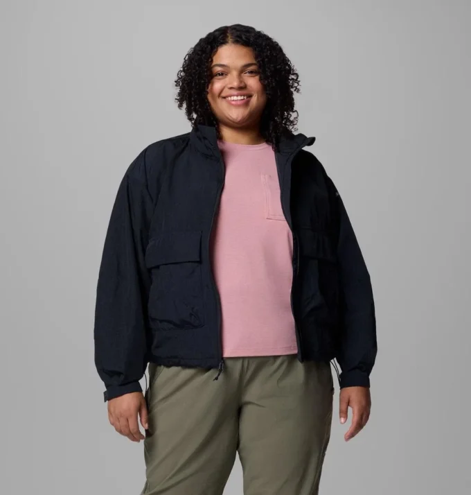 Chaqueta cortavientos corta Paracutie™ para mujer – Tallas grandes Chaqueta cortavientos corta Paracutie™ para mujer – Tallas grandes