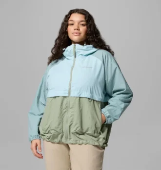 Chaqueta cortavientos Spire Valley™ para mujer – Tallas grandes