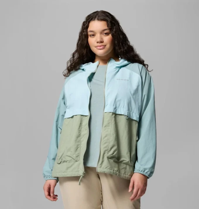 Chaqueta cortavientos Spire Valley™ para mujer – Tallas grandes Chaqueta cortavientos Spire Valley™ para mujer – Tallas grandes