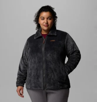 Chaqueta de felpa con cremallera completa Fire Side™ II Sherpa para mujer – Tallas grandes