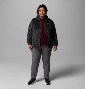 Chaqueta de felpa con cremallera completa Fire Side™ II Sherpa para mujer – Tallas grandes