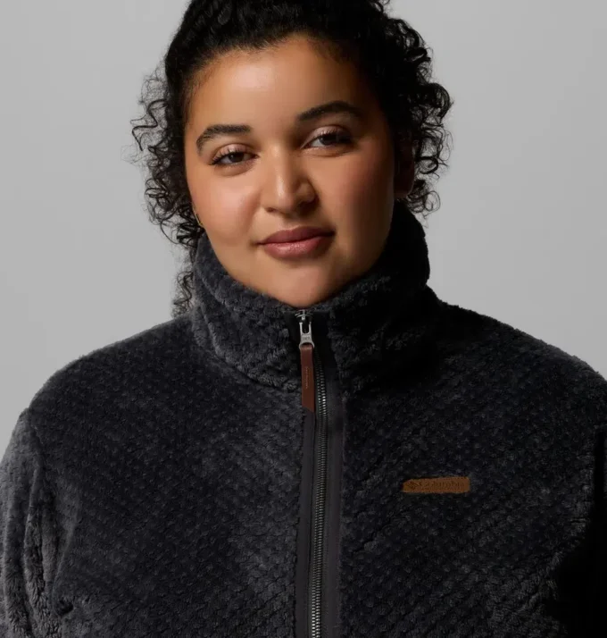 Chaqueta de felpa con cremallera completa Fire Side™ II Sherpa para mujer – Tallas grandes