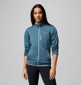 Chaqueta de forro polar con cremallera completa Women Essential Hike™ Grid