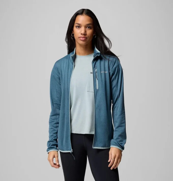 Chaqueta de forro polar con cremallera completa Women Essential Hike™ Grid Chaqueta de forro polar con cremallera completa Women Essential Hike™ Grid