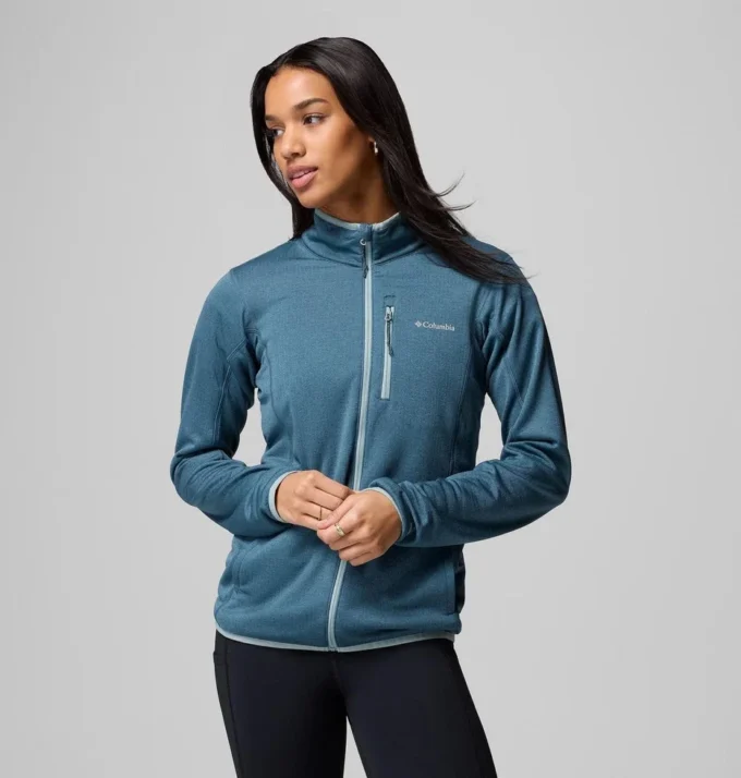 Chaqueta de forro polar con cremallera completa Women Essential Hike™ Grid Chaqueta de forro polar con cremallera completa Women Essential Hike™ Grid