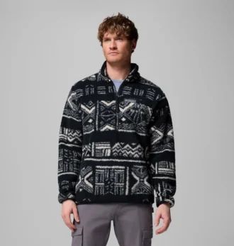 Chaqueta de hombre Rugged Ridge™ de pelo largo y media cremallera