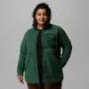 Chaqueta de lana con cremallera completa Columbia Lodge™ Sherpa para mujer – Tallas grandes Chaqueta de lana con cremallera completa Columbia Lodge™ Sherpa para mujer – Tallas grandes