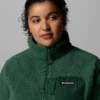 Chaqueta de lana con cremallera completa Columbia Lodge™ Sherpa para mujer – Tallas grandes Chaqueta de lana con cremallera completa Columbia Lodge™ Sherpa para mujer – Tallas grandes