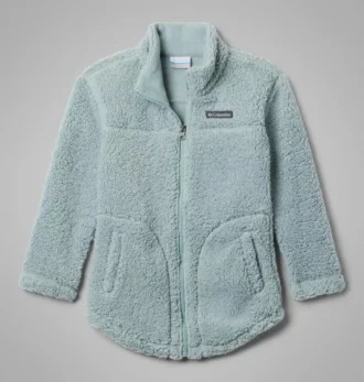 Chaqueta de lana con cremallera completa para niña West Bend™