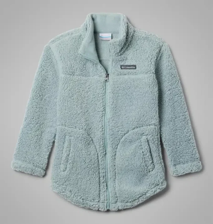 Chaqueta de lana con cremallera completa para niña West Bend™