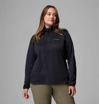 Chaqueta Essential Hike™ Grid Fleece Half Zip para mujer – Tallas grandes