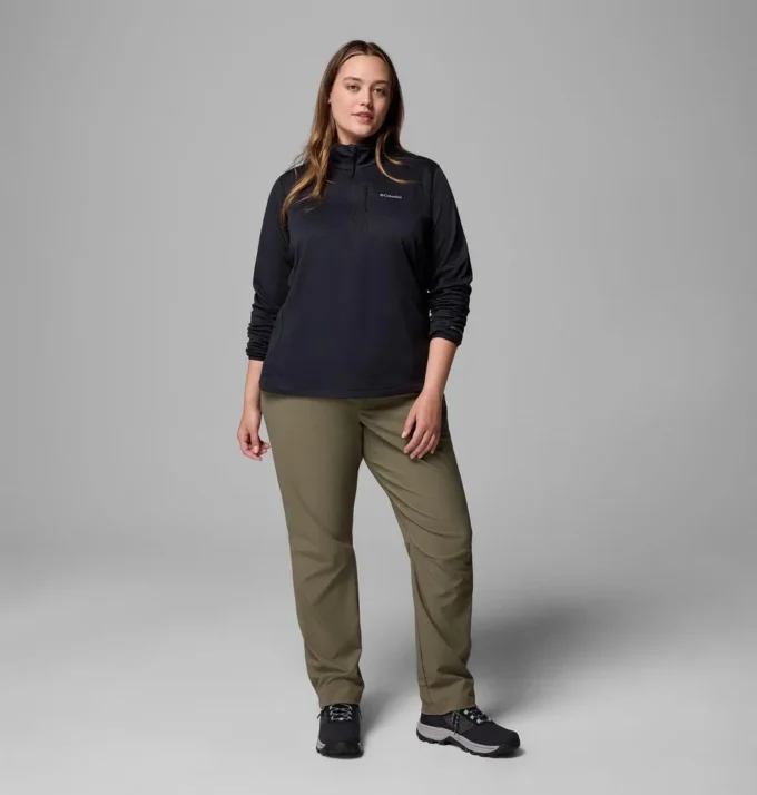 Chaqueta Essential Hike™ Grid Fleece Half Zip para mujer – Tallas grandes Chaqueta Essential Hike™ Grid Fleece Half Zip para mujer – Tallas grandes