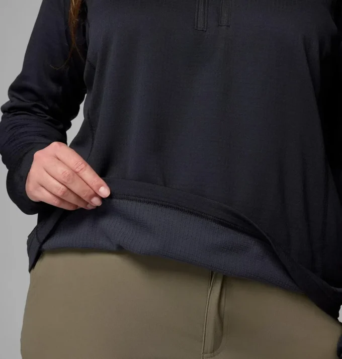 Chaqueta Essential Hike™ Grid Fleece Half Zip para mujer – Tallas grandes Chaqueta Essential Hike™ Grid Fleece Half Zip para mujer – Tallas grandes