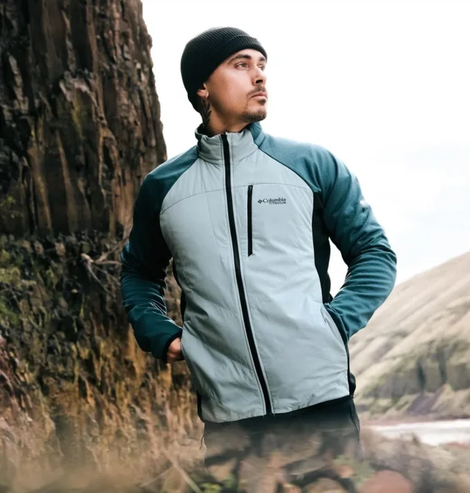 Chaqueta híbrida con cremallera completa Arctic Crest™ para hombre