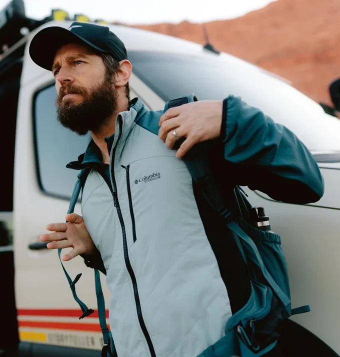 Chaqueta híbrida con cremallera completa Arctic Crest™ para hombre