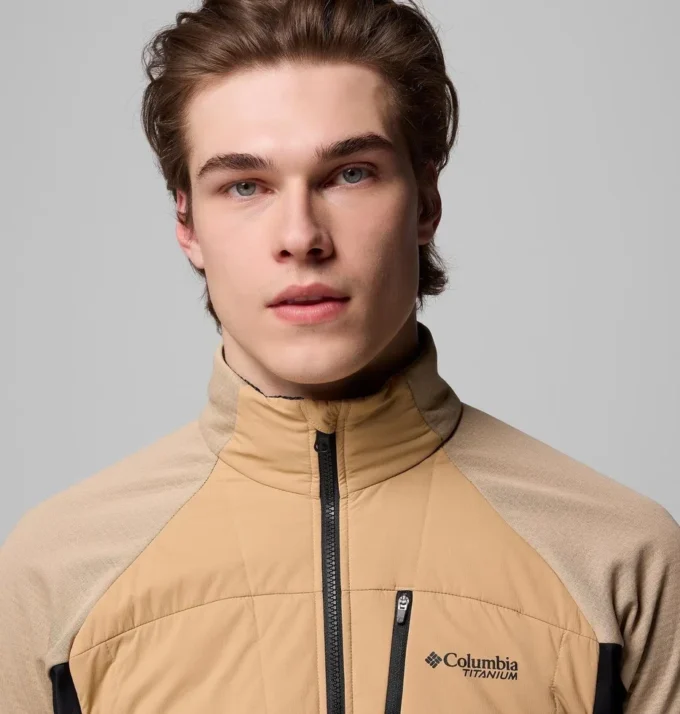 Chaqueta híbrida con cremallera completa Arctic Crest™ para hombre – Tall