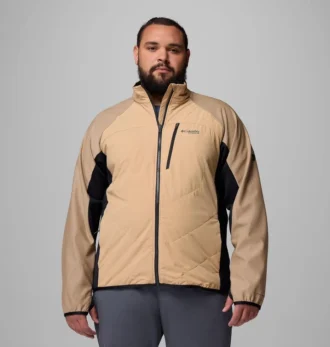 Chaqueta híbrida con cremallera completa Arctic Crest™ para hombre – Talla grande