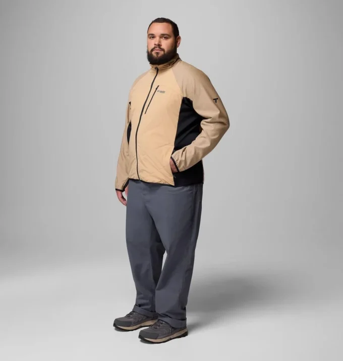 Chaqueta híbrida con cremallera completa Arctic Crest™ para hombre – Talla grande