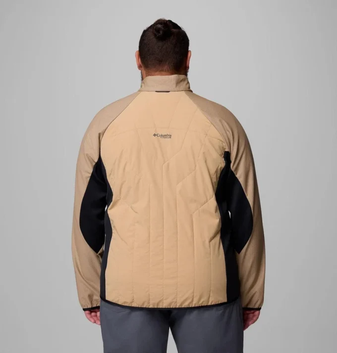 Chaqueta híbrida con cremallera completa Arctic Crest™ para hombre – Talla grande
