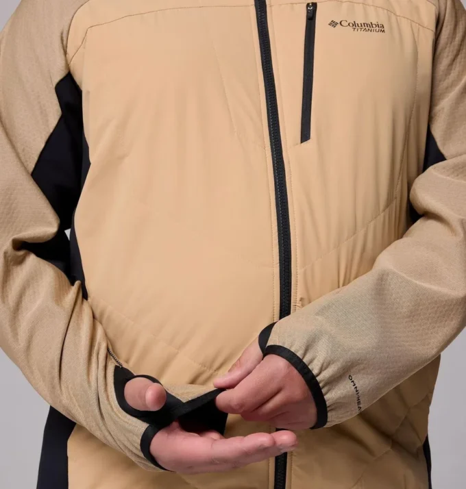 Chaqueta híbrida con cremallera completa Arctic Crest™ para hombre – Talla grande
