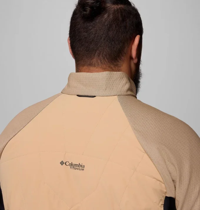Chaqueta híbrida con cremallera completa Arctic Crest™ para hombre – Talla grande
