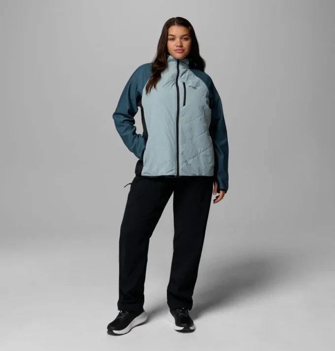 Chaqueta híbrida con cremallera completa Arctic Crest™ para mujer – Tallas grandes Chaqueta híbrida con cremallera completa Arctic Crest™ para mujer – Tallas grandes