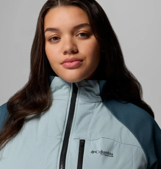 Chaqueta híbrida con cremallera completa Arctic Crest™ para mujer – Tallas grandes Chaqueta híbrida con cremallera completa Arctic Crest™ para mujer – Tallas grandes