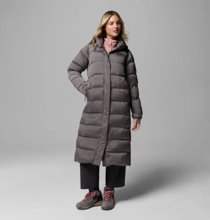 Chaqueta larga con capucha Amaze Puff™ para mujer Chaqueta larga con capucha Amaze Puff™ para mujer