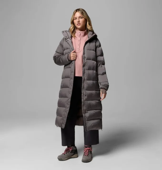Chaqueta larga con capucha Amaze Puff™ para mujer Chaqueta larga con capucha Amaze Puff™ para mujer
