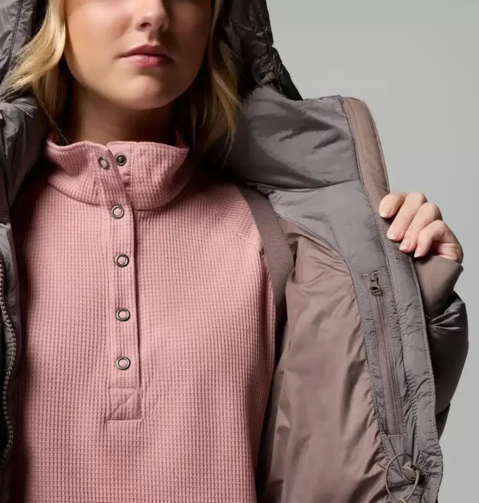 Chaqueta larga con capucha Amaze Puff™ para mujer Chaqueta larga con capucha Amaze Puff™ para mujer