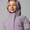 Chaqueta larga con capucha Amaze Puff™ para niña