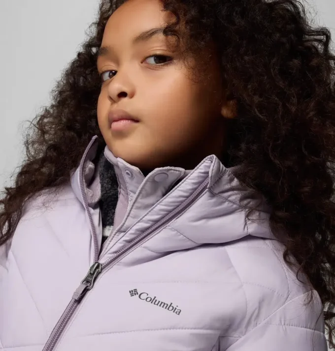 Chaqueta larga con capucha Heavenly™ II para niña
