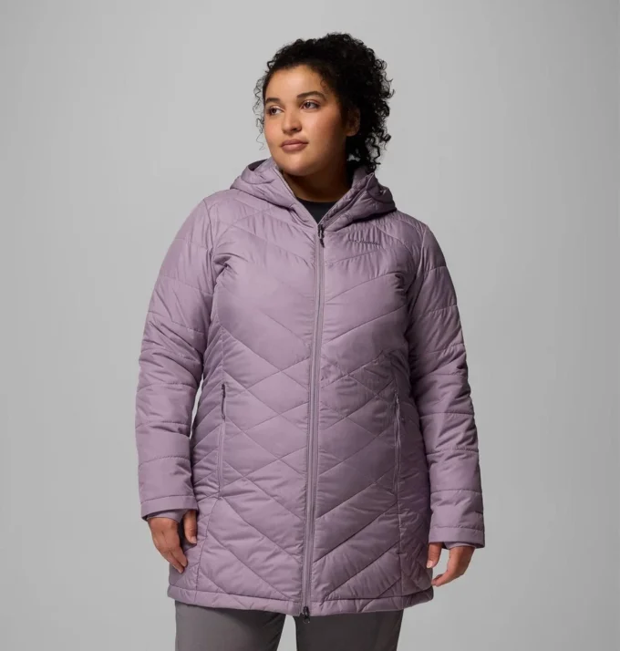 Chaqueta larga con capucha Heavenly™ para mujer – Tallas grandes Chaqueta larga con capucha Heavenly™ para mujer – Tallas grandes