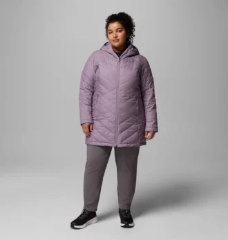 Chaqueta larga con capucha Heavenly™ para mujer – Tallas grandes