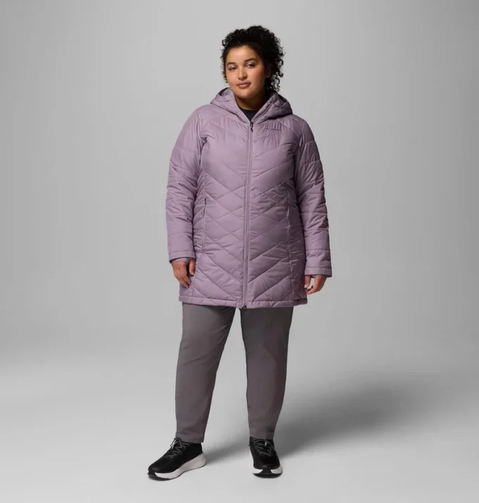 Chaqueta larga con capucha Heavenly™ para mujer – Tallas grandes Chaqueta larga con capucha Heavenly™ para mujer – Tallas grandes