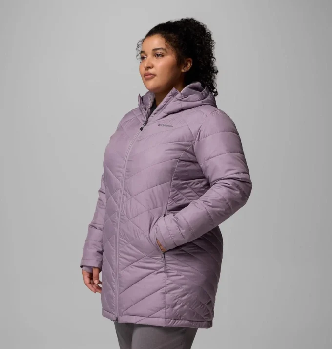 Chaqueta larga con capucha Heavenly™ para mujer – Tallas grandes Chaqueta larga con capucha Heavenly™ para mujer – Tallas grandes
