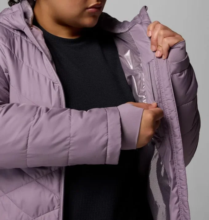 Chaqueta larga con capucha Heavenly™ para mujer – Tallas grandes Chaqueta larga con capucha Heavenly™ para mujer – Tallas grandes