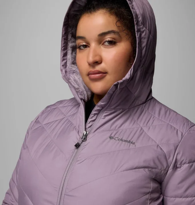Chaqueta larga con capucha Heavenly™ para mujer – Tallas grandes Chaqueta larga con capucha Heavenly™ para mujer – Tallas grandes